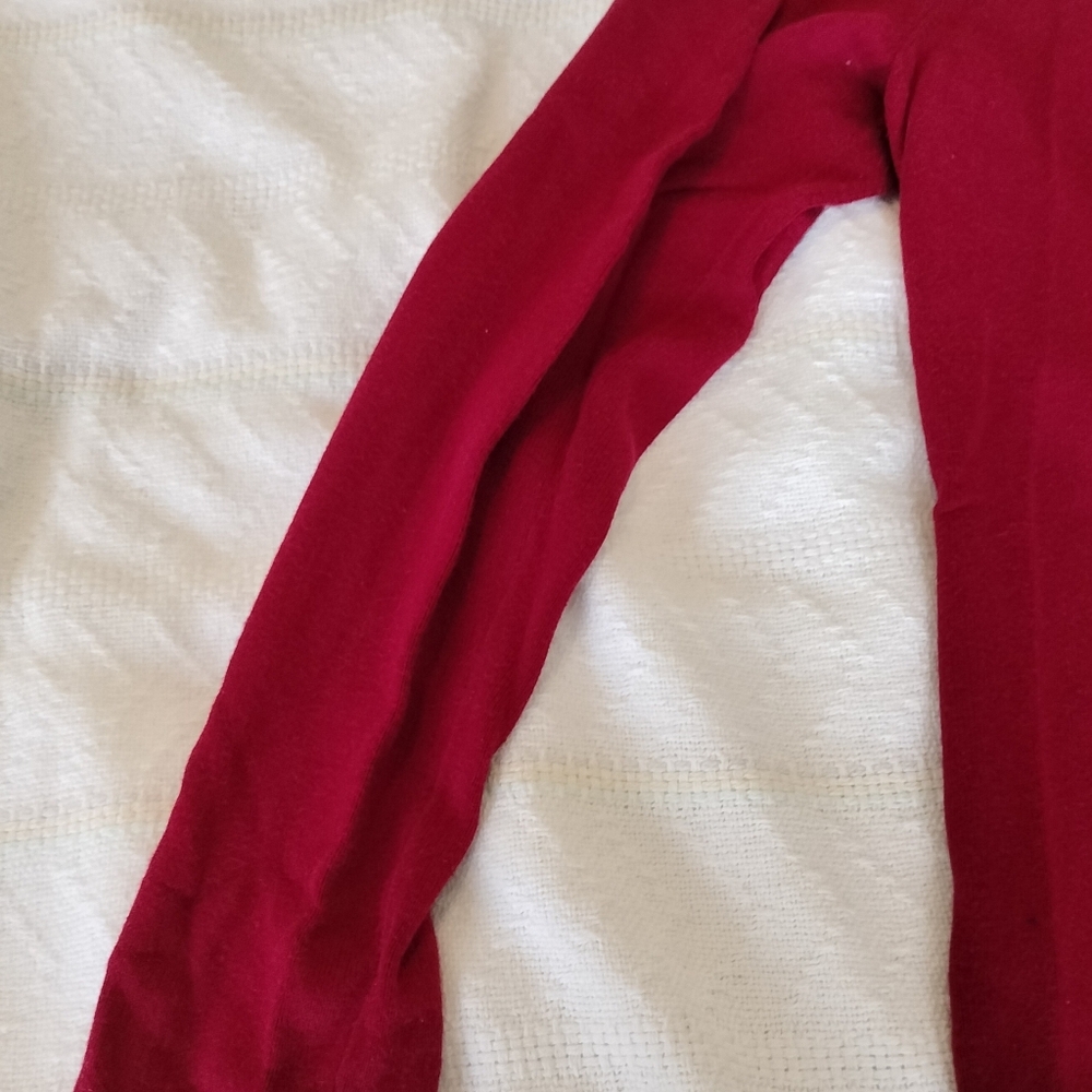 VTG Lauren Ralph Lauren Duck Hunter Intarsia Sweater Red cotton Medium - Picture 14 of 16
